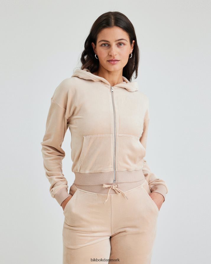 Bik Bok nw ikonisk lynlås T84NL422 tøj lysebrun