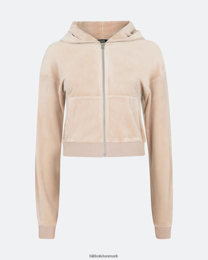 Bik Bok nw ikonisk lynlås T84NL422 tøj lysebrun