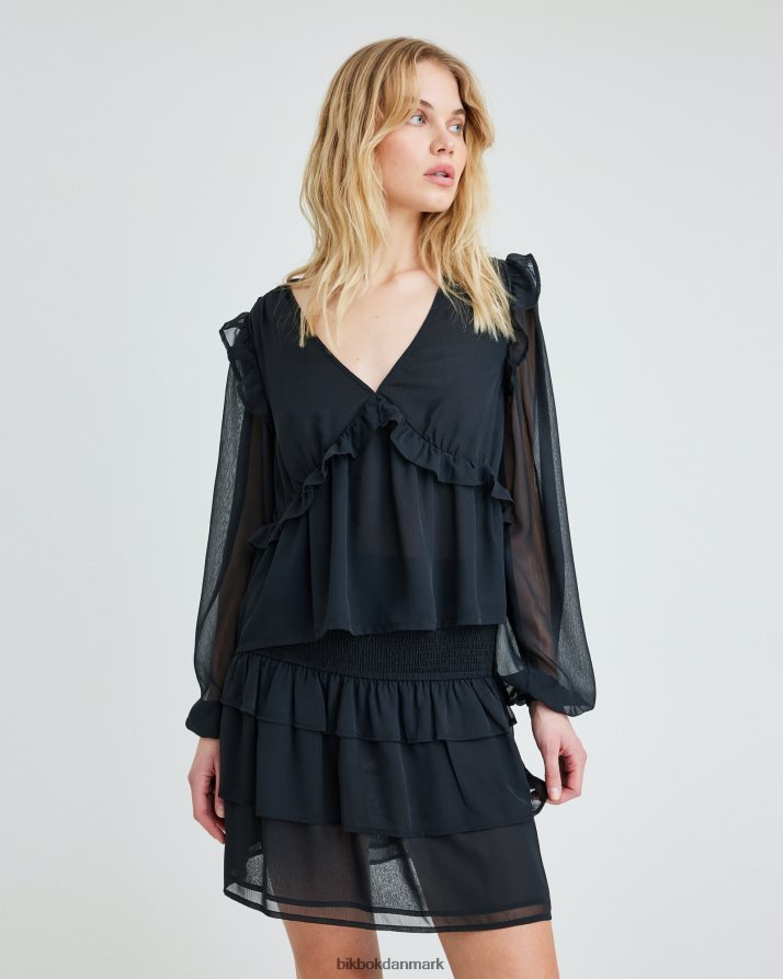 Bik Bok dws blomstrer T84NL441 tøj sort