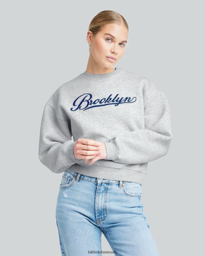 Bik Bok sh base crewneck T84NL106 tøj lysegrå