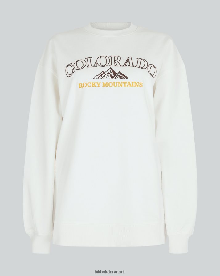 Bik Bok sh oversized crewneck T84NL122 tøj off white