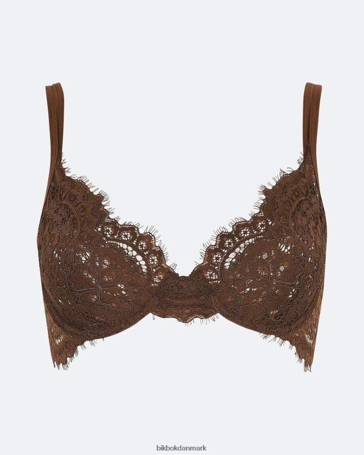 Bik Bok din skæbne top T84NL491 tøj chokolade